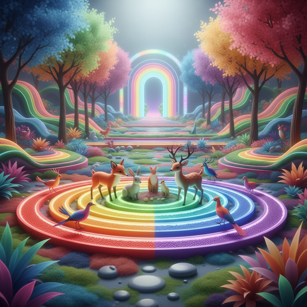 Animal Feeding Rainbow Garden 1 ai image 102 1766956515