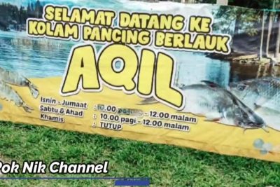 kolam pancing berlauk aqil