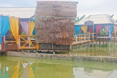 kolam pancing santai desa