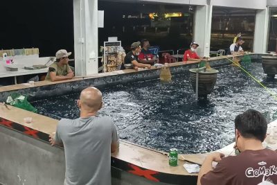 kolam pancing udang harimau pajam